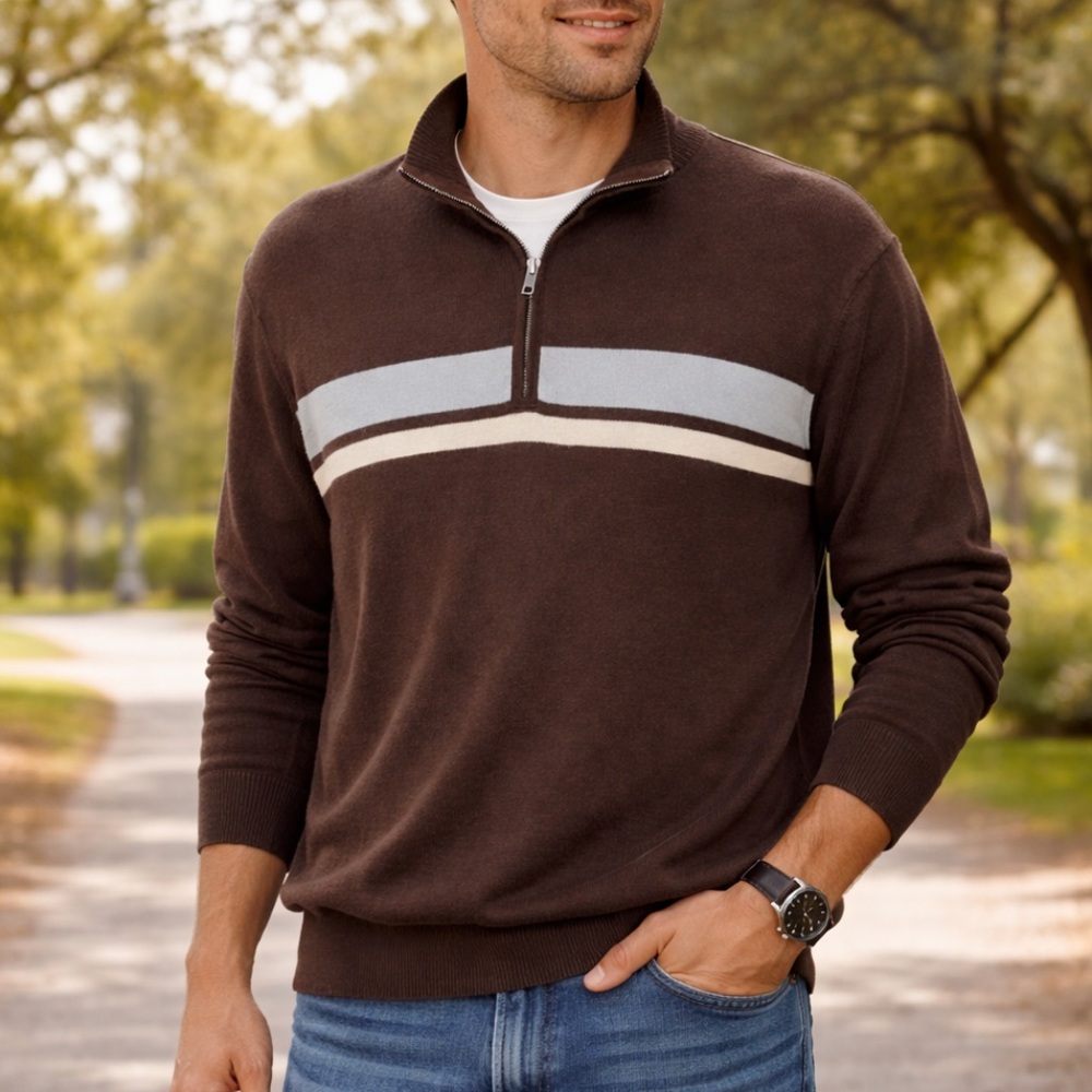 Men’s large Tommy Hilfiger quarter zip
